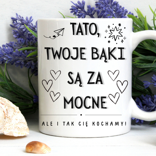 Zabawny kubek sublimowany 330 ml dla Taty – idealny prezent na Dzień Ojca.
