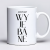 Kubek 330 ml z tekstem „mam WYJE#ANE” i elegancką czcionką